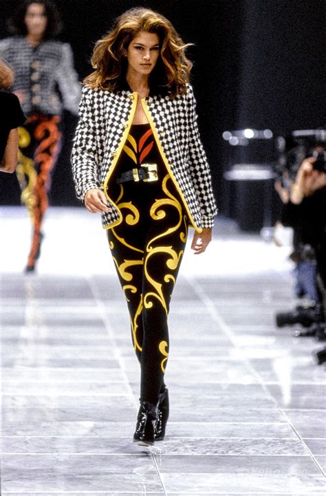 cindy crawford versace|Cindy Crawford fashion.